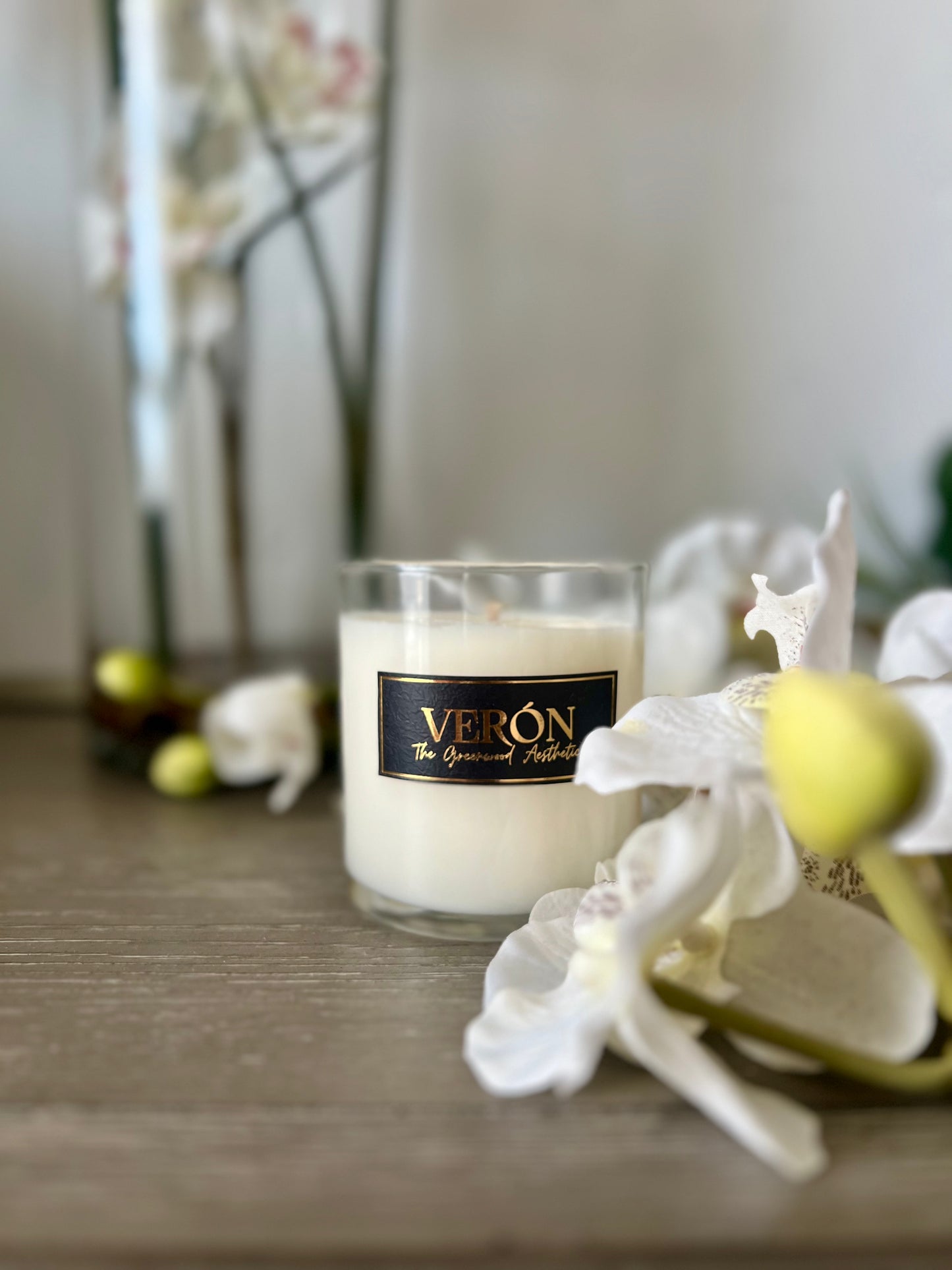 Verón Luxury Scented Candle - Single Wick