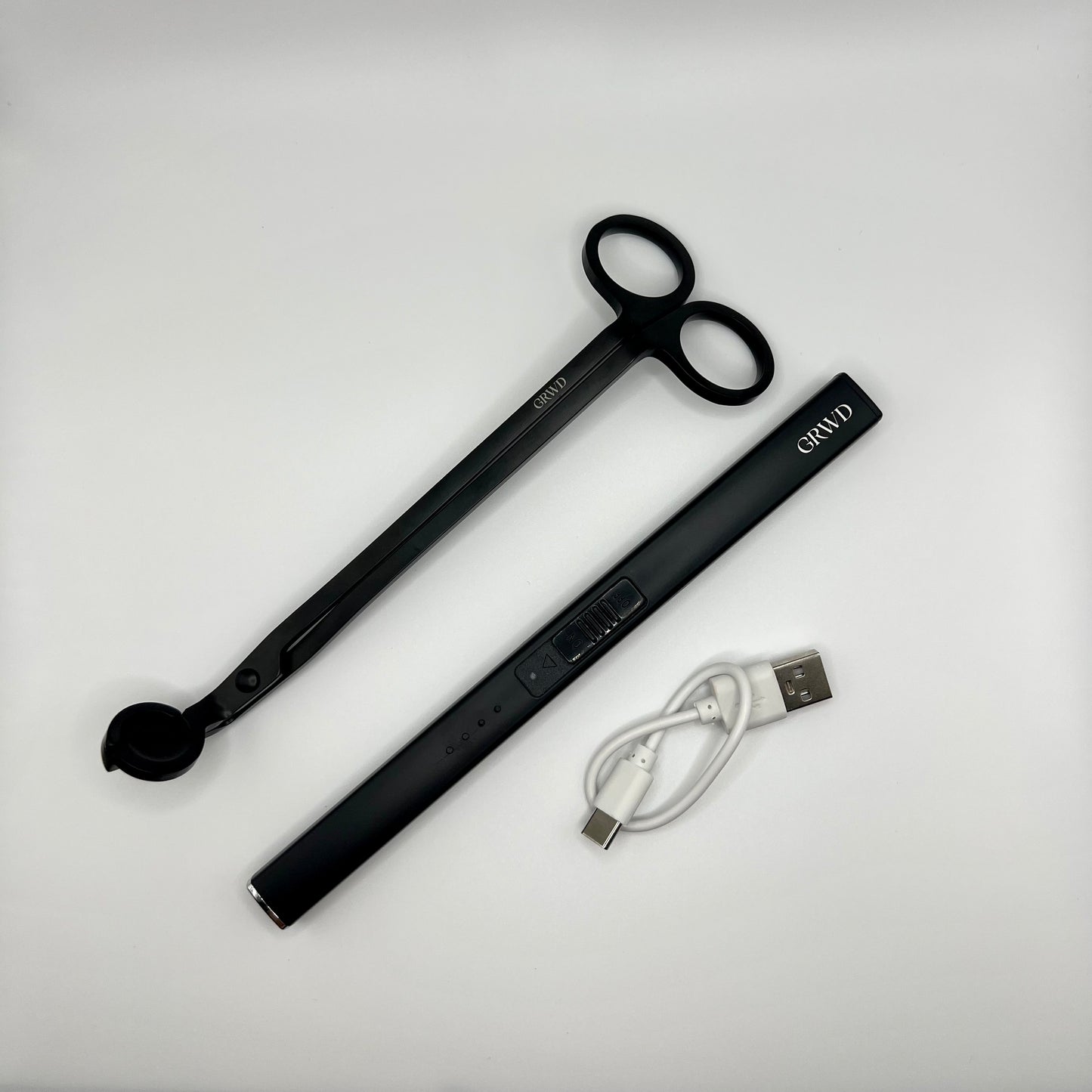 Rechargeable Electric Lighter + Wick Trimmer Accessory Kit