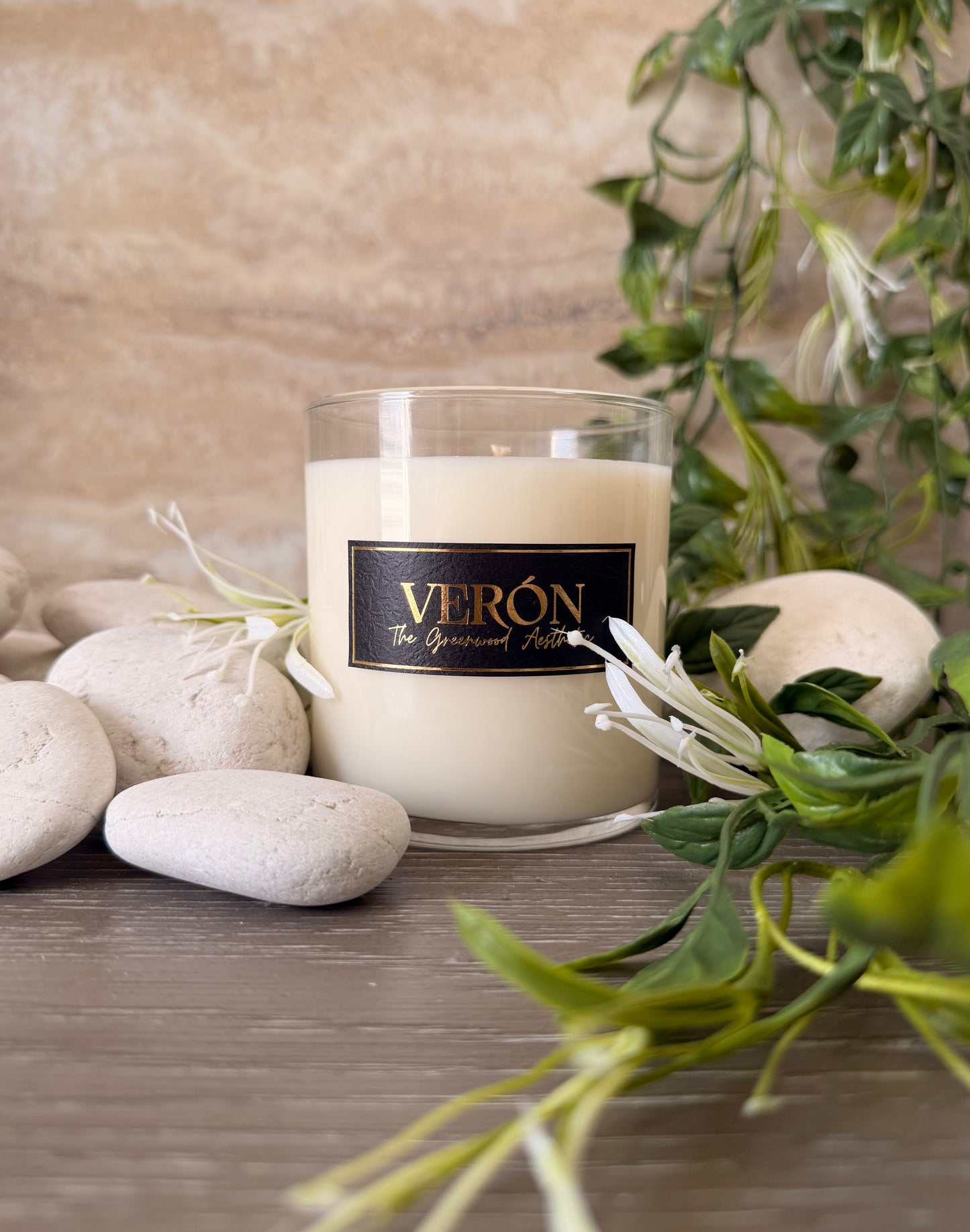 Verón Luxury Scented Candle - Single Wick